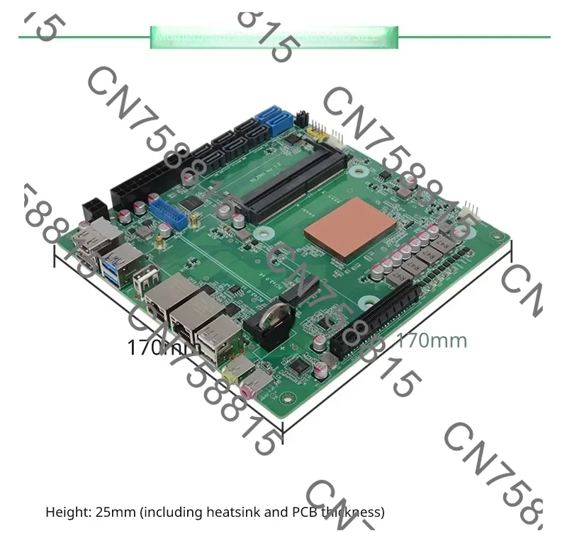 Mini Itx Dual 2.5G Nas Motherboard - AMD Ryzen R5 5625U/R7 5825U/5800H 미니