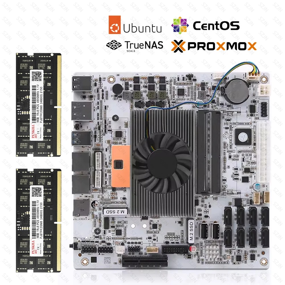 I5-8265U ES 8 SATA NAS 메인보드 2  - Mini Itx Dual 2.5G Nas Motherboard 리뷰 및 가격